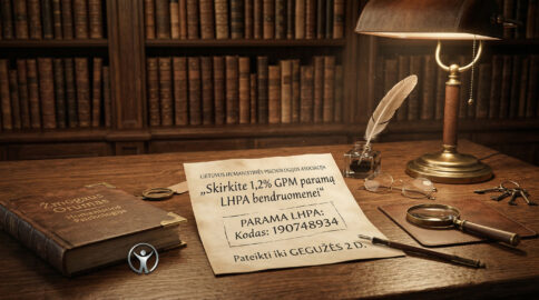 Skirkite 1,2% GPM paramą LHPA bendruomenei
